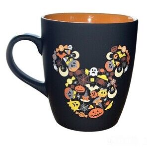 NEW 2023 Disney HALLOWEEN ICONS MICKEY MOUSE Matte Black Large  MUG